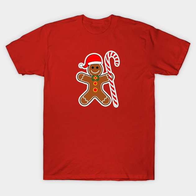 Sweet Christmas - Ginger cookie boy T-Shirt by Korvus78